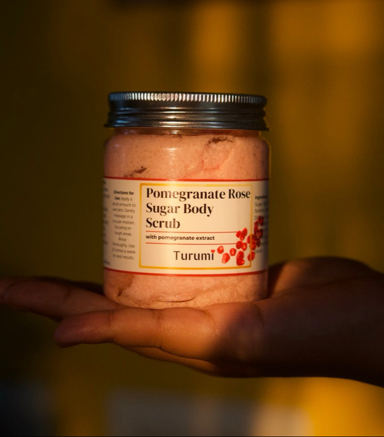 Pomegranate Rose Sugar Scrub