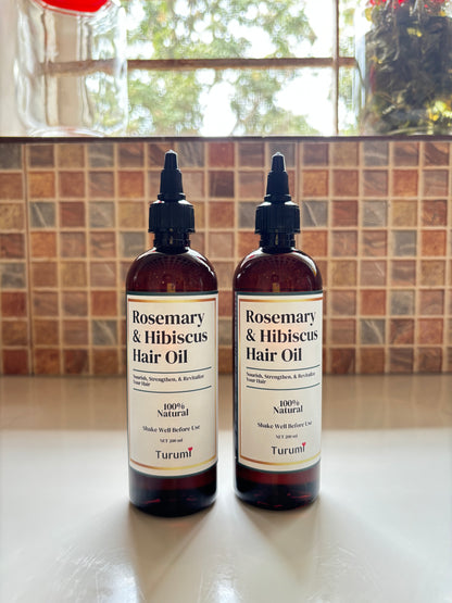 Rosemary Hibiscus Hair Oil