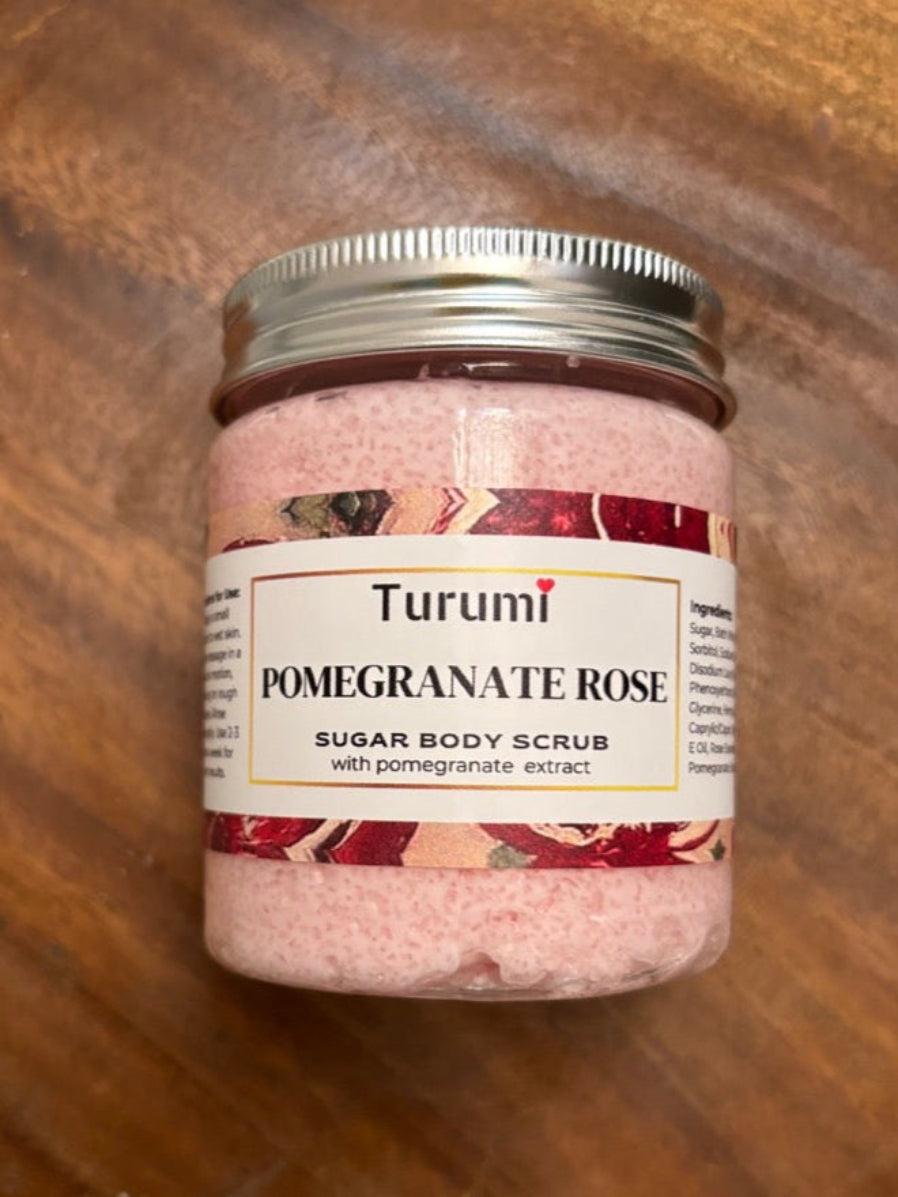 Pomegranate Rose Sugar Scrub