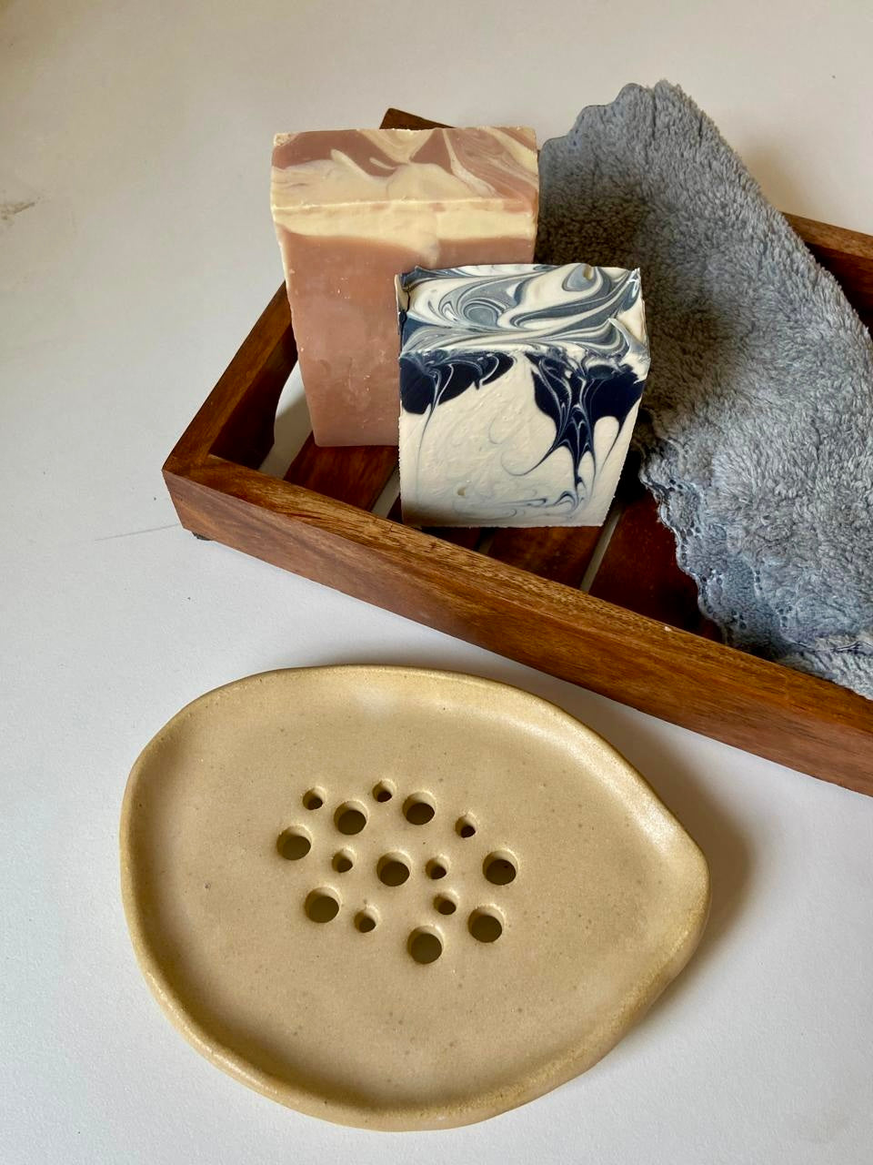 Ceramic Soap Dish - Freeform