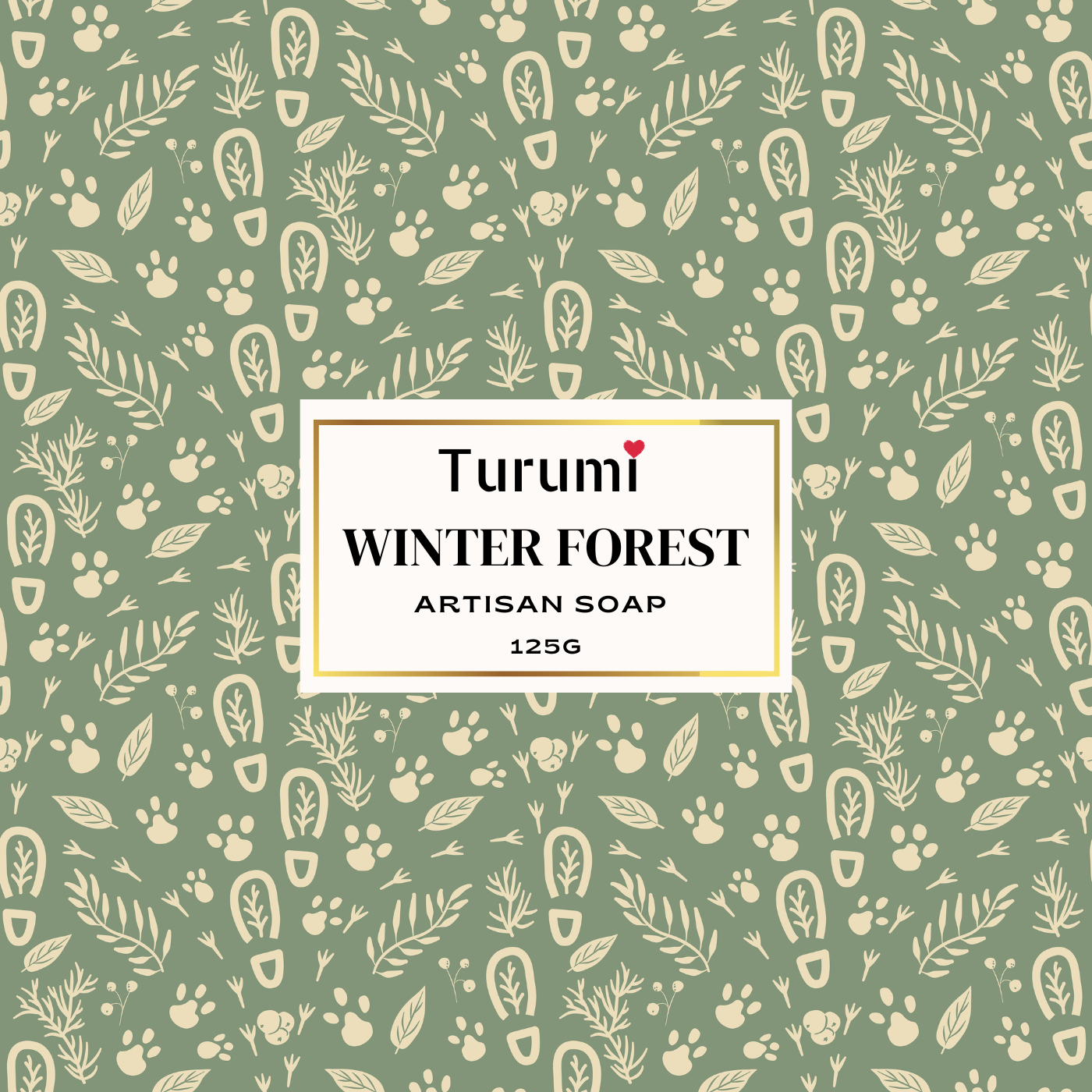 Winter Forest Handmade Soap